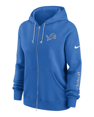 Женское худи Detroit Lions Phoenix Nike NFL Full-Zip Hoodie