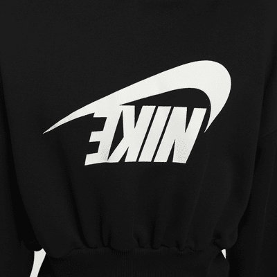 Nike Sportswear Women's Oversized Cropped French Terry Pullover Hoodie