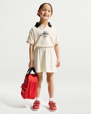 Детские шорты Nike Tennis Lifestyle Little Kids' Short-Sleeve Dress для тенниса