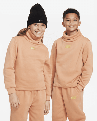 Детские  Nike Sportswear Club Fleece Big Kids' (Girls') Long-Sleeve Funnel-Neck Top