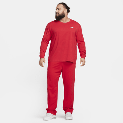 mens nike sweatpants open hem