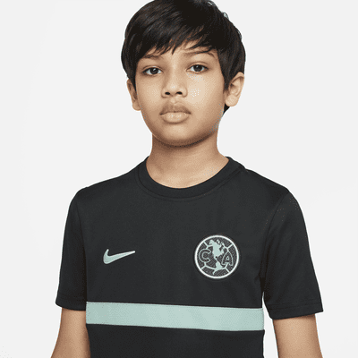 Club América Academy Pro Big Kids' Nike Dri-FIT Short-Sleeve Soccer Top ...