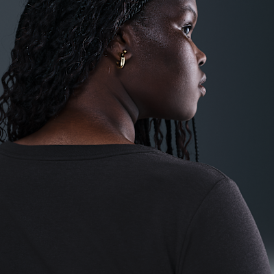 Långärmad kort tröja Nike Sportswear Chill Knit med slimmad passform för kvinnor (Plus Size)