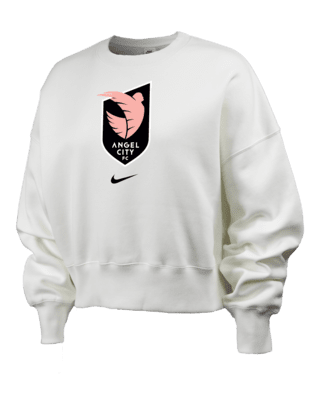 Женский свитшот Angel City FC Phoenix Fleece Nike NWSL Crew-Neck