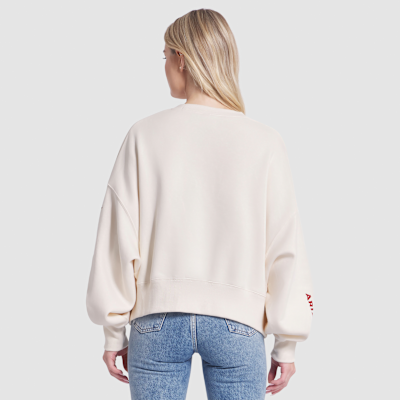 Sudadera de cuello redondo sin cierre Nike de la NFL para mujer Arizona Cardinals Rivalries Collection Oversized