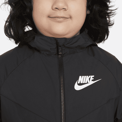 Nike Sportswear Windrunner Kalçaya Kadar İnen Bol Kesimli Genç Çocuk (Erkek) Ceketi (Geniş Beden)