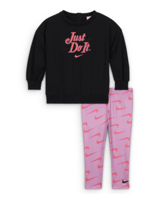 Детские тайтсы Nike New Impressions Baby (12-24M) Crew and Leggings Set