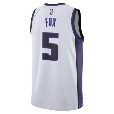 De'Aaron Fox Sacramento Kings 2023/24 Association Edition Men's Nike Dri-FIT NBA Swingman Jersey