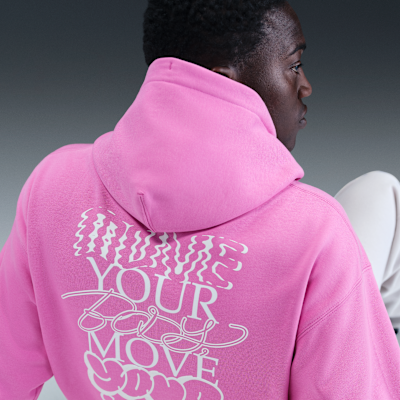Felpa in fleece con cappuccio Nike Solo Swoosh – Uomo