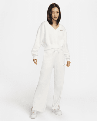 White nike 2025 tracksuit womens