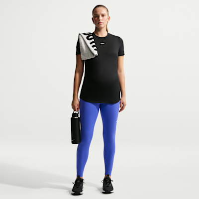 Nike (M) One Women's Dri-FIT Slim-Fit Short-Sleeve Top (Maternity)