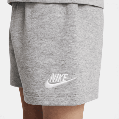 Conjunto de shorts de tejido Knit infantil Nike Club