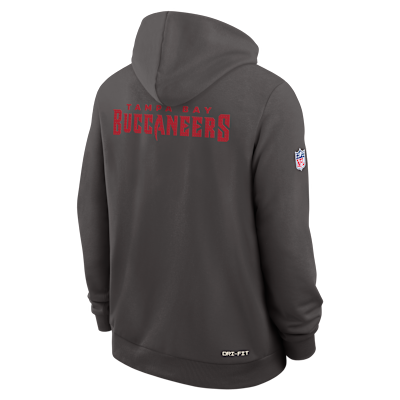 Sudadera con gorro sin cierre Nike Dri-FIT de la NFL para hombre Tampa Bay Buccaneers Initial Home Sideline