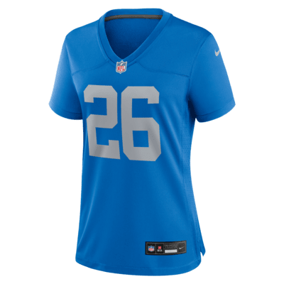 Jahmyr Gibbs Detroit Lions Women's Nike NFL Game Football Jersey