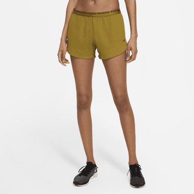 yellow nike running shorts