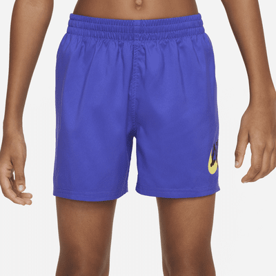 Shorts de vóleibol de 10 cm para niño talla grande Nike Swim Scribble