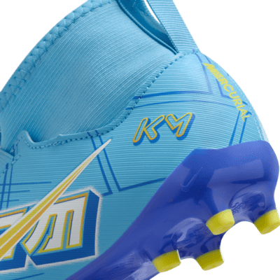 Nike Jr. Mercurial Zoom Superfly 9 Academy KM FG/MG 小/大童多種場地高筒足球釘鞋