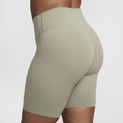 Shorts de ciclista de cintura alta de 20 cm con soporte suave para mujer Nike Zenvy