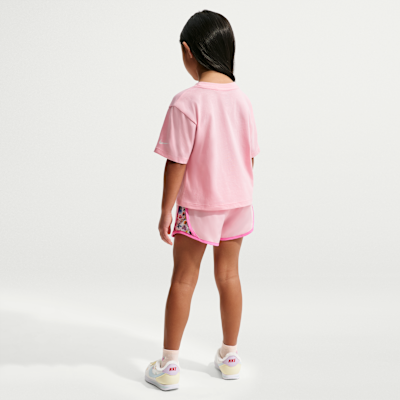 Conjunto de 2 piezas Tempo Dri-FIT para niños talla pequeña Nike Spring Into Floral