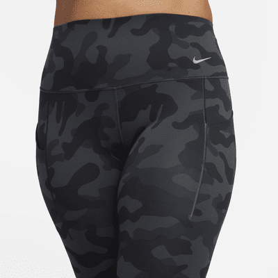 Nike Universa Women's Medium-Support High-Waisted 7/8 Camo Leggings with Pockets