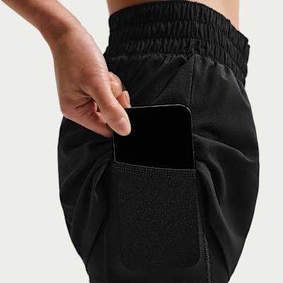 나이키 드라이 핏 원 여성 미드라이즈 3인치 투인원 쇼츠