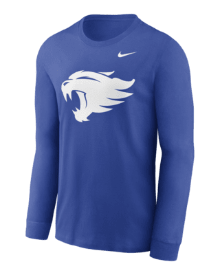 Мужская футболка Kentucky Wildcats Alternate Logo Nike College Long-Sleeve