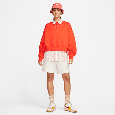 Sudadera de cuello redondo sin cierre extra oversized para mujer Nike Sportswear Phoenix Fleece