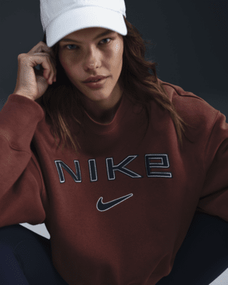 Женский свитшот Nike Sportswear Phoenix Fleece Over-Oversized Crew-Neck Logo