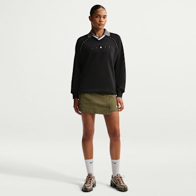 Polo con gráfico oversized para mujer Nike Sportswear Phoenix Fleece