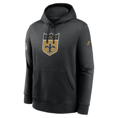 Nike Club (NFL New Orleans Saints) Men's Pullover Hoodie