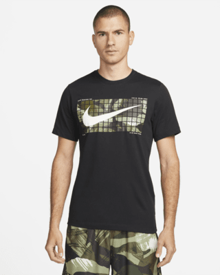 nike black camo t shirt