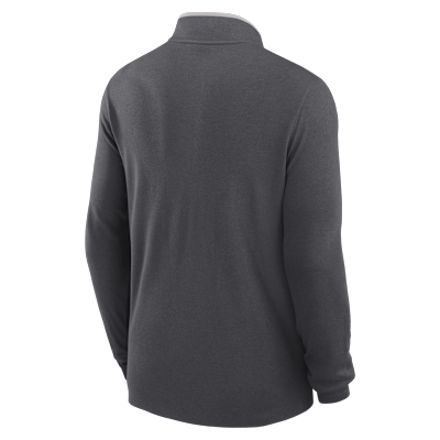 Miami Dolphins Logo Victory Men's Nike Dri-FIT NFL 1/2-Zip Long-Sleeve Top
