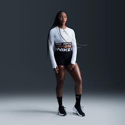 Γυναικεία μακρυμάνικη crop μπλούζα Dri-FIT Nike Pro