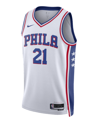 Philadelphia 76ers Statement Edition Jordan Dri-FIT NBA Swingman Jersey.