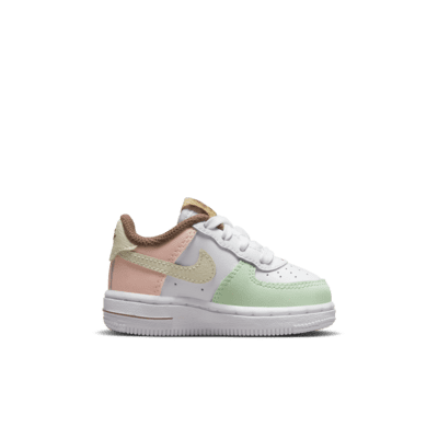 Nike Air Force 1 LV8 Child Size 10.5C Ice Cream - Mint, White