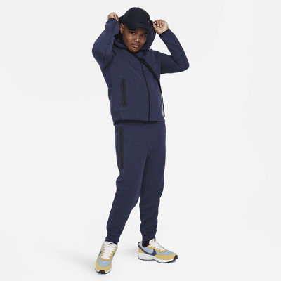 Sweat à capuche et à zip Nike Sportswear Tech Fleece pour Garçon plus âgé (taille élargie)