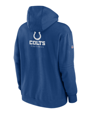 Indianapolis Colts Sideline Club Men’s Nike NFL Pullover Hoodie