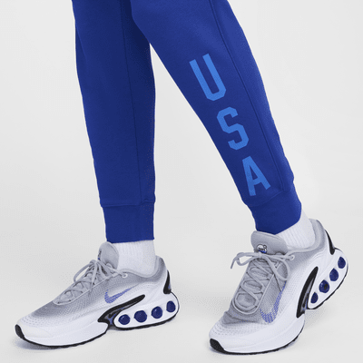 Joggers de fútbol Nike de French Terry para hombre de la selección nacional de fútbol masculino de Estados Unidos Club