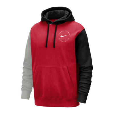 Sudadera con gorro universitaria Nike para hombre Clark Atlanta Club Fleece