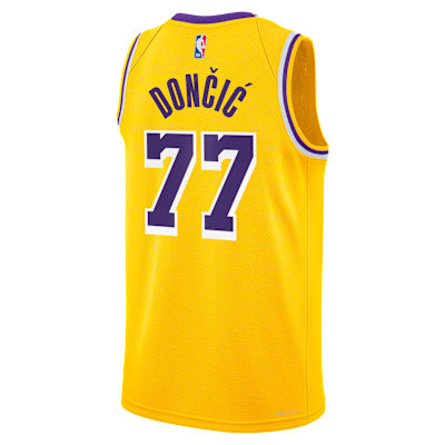 Jersey Swingman para niños talla grande de Luka Dončić de Los Angeles Lakers Icon Edition