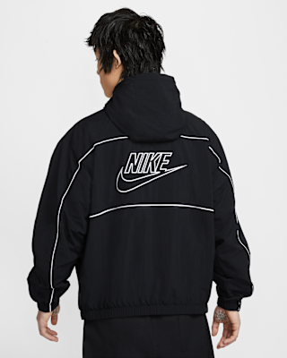 【即発】美品　NIKE　ナイキ　ジャケット　L　ドイツスポーツクラブ　1625 ナイキ NIKE ジャケット メンズ クラブ アスリート HD ブラック ( nike Club Athlete HD JKT Black  ナイロンジャケット JACKET JAKET アウター ジャンパー・ブルゾン メンズ 男性用 HJ2013-010 ) | ice
