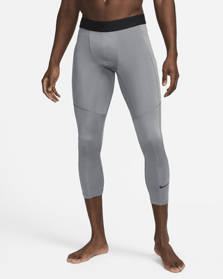 Мужские тайтсы Nike Pro Dri-FIT 3/4-Length Fitness Tights для тренировок