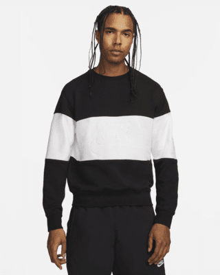 Мужские  Nike Club French Terry Color-Blocked Crew