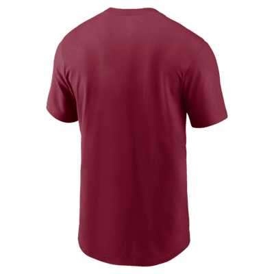 Playera universitaria Nike para hombre Stanford Cardinal Primetime Evergreen Logo