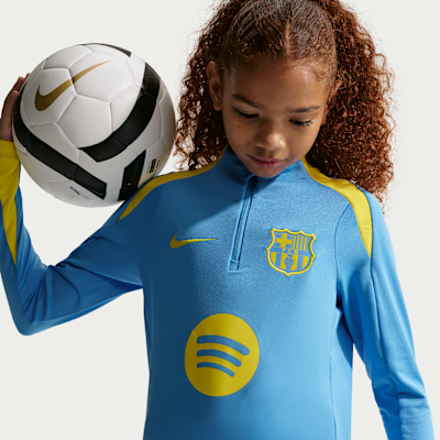 F.C. Barcelona Strike Fourth Oder Kids' Nike Dri-FIT Knit Drill Top
