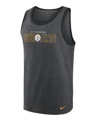 Nike Men's Heathered Charcoal, Black Pittsburgh Steelers