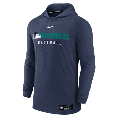 Seattle Mariners Authentic Collection Men's Nike Dri-FIT MLB Pullover Hoodie