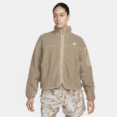 Chamarra de tejido Fleece oversized de cierre completo para mujer Nike ACG "Arctic Wolf" Polartec®