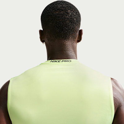 Camisola de fitness justa sem mangas Dri-FIT Nike Pro para homem