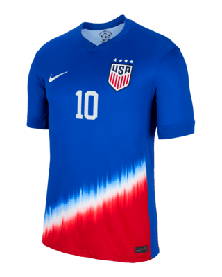 Мужские джерси Lindsey Horan USWNT 2024 Stadium Away Nike Dri-FIT Soccer Jersey